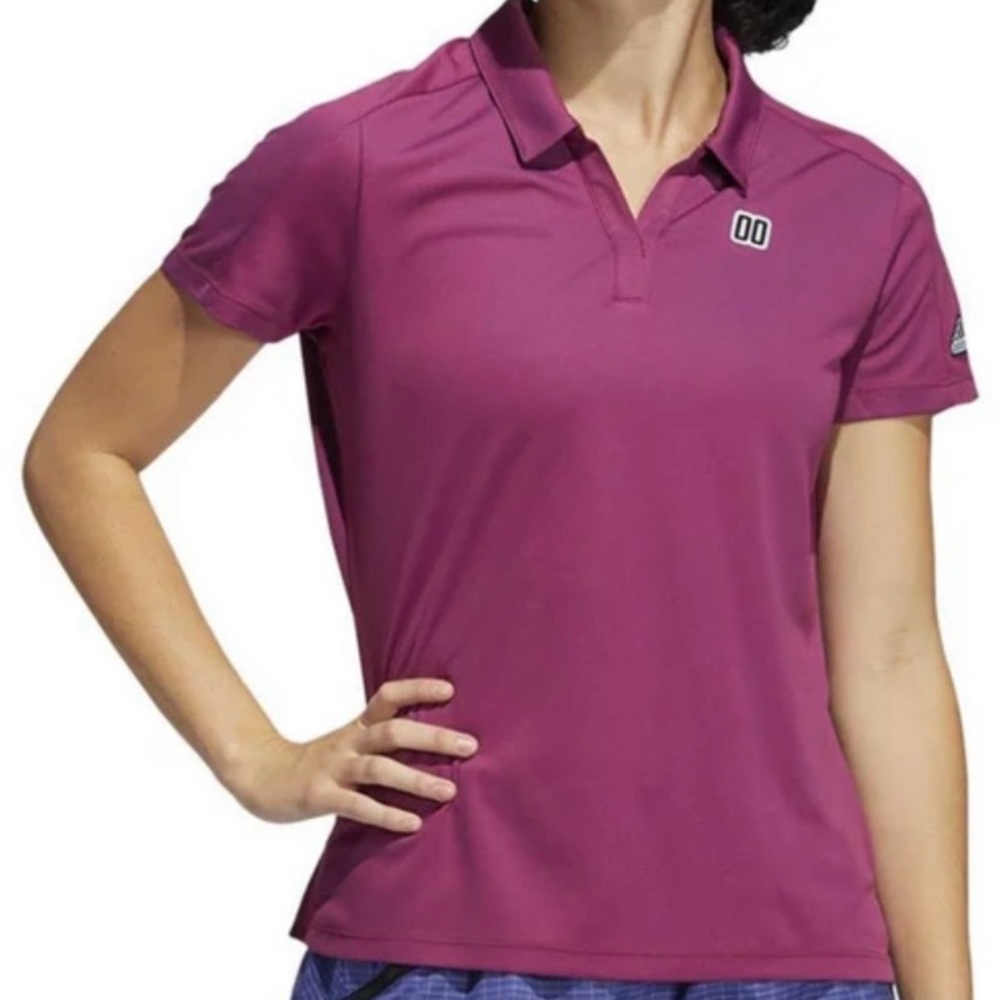 adidas Women's Maroon Polo Shirt NWT